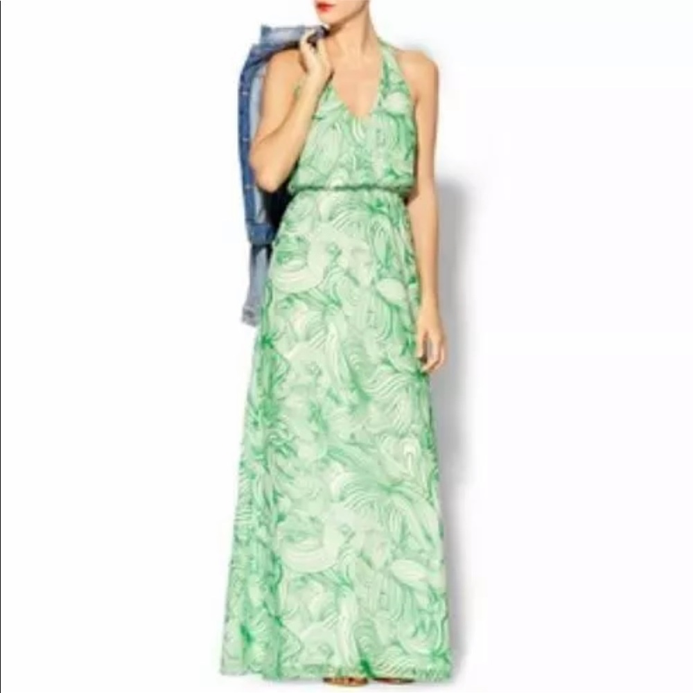 Rhyme Los Angeles Halter Top Maxi Dress - small